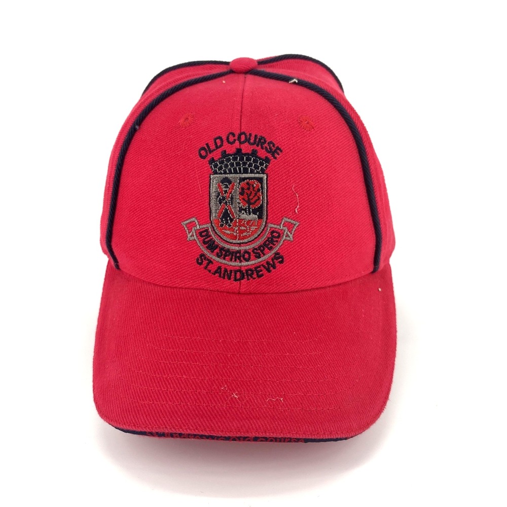 Old Course St. Andrews Links Scotland Golf Ball Hat Cap‎ Adjustable Cotton